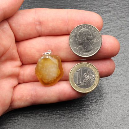 German agate pendant - handmade in Germany