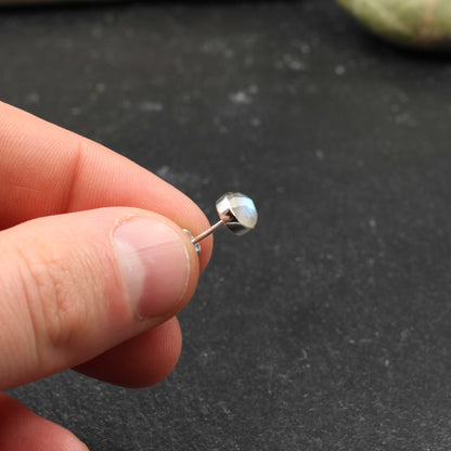 Labradorit Silber Ohrstecker