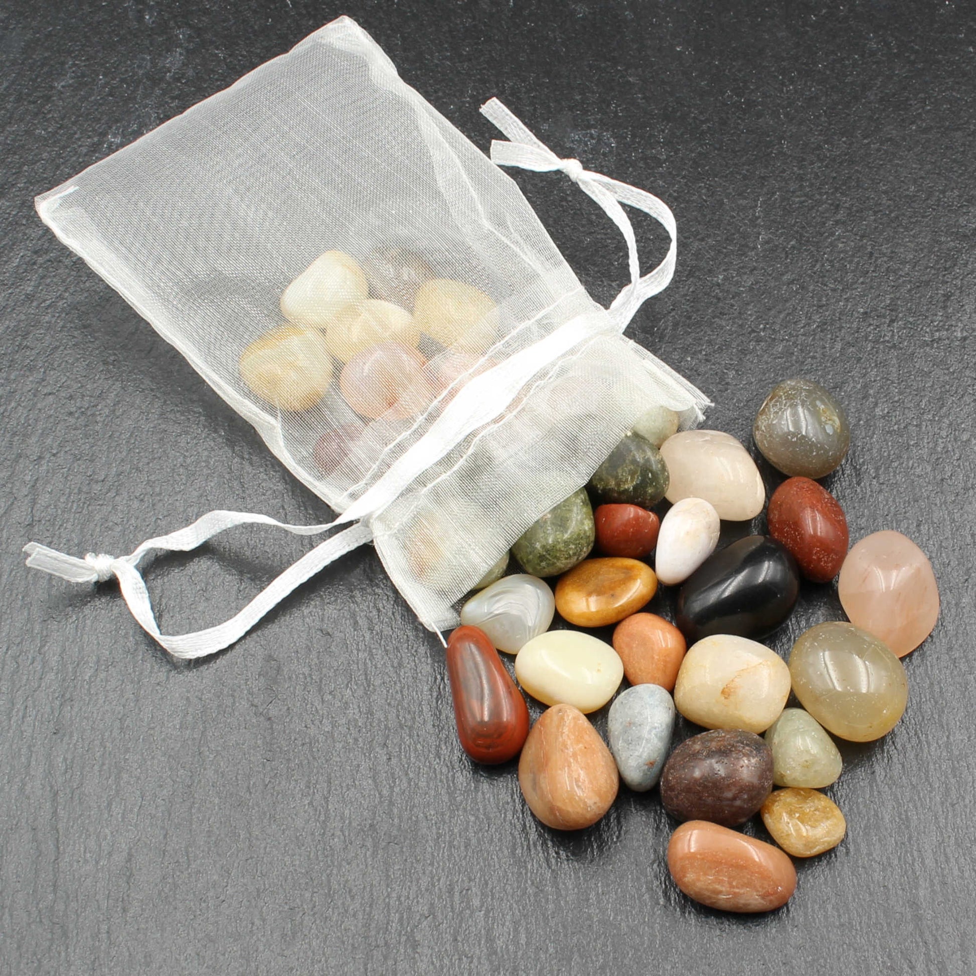 Trommelstein Mix Beutel | Polierte Edelsteine