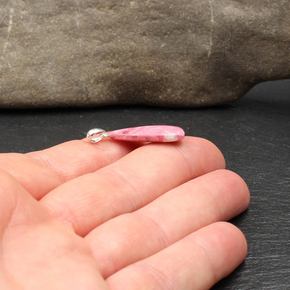 Norwegian Thulite Pendant - Handmade
