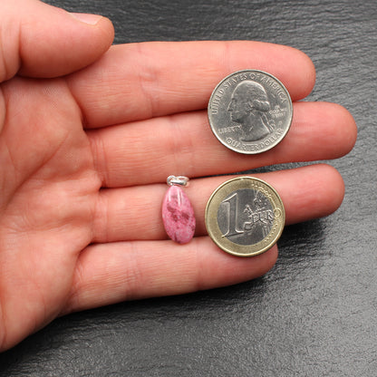 Norwegischer Thulit Anhänger - Handarbeit