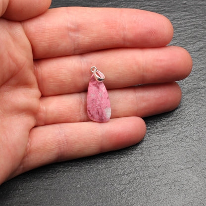 Norwegian Thulite Pendant - Handmade