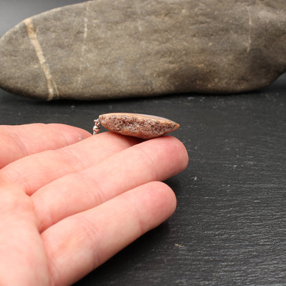 Schottischer Achat Ohrringe - Handarbeit