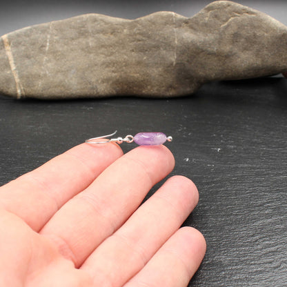 Kleine Amethyst Ohrhänger / Ohrringe
