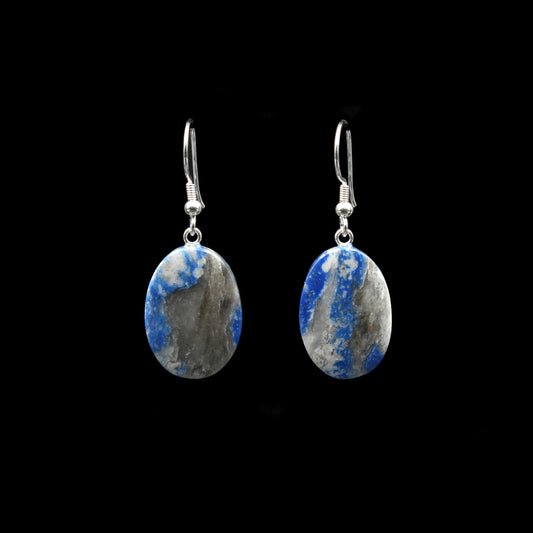 Lapislazuli Ohrringe - Handarbeit
