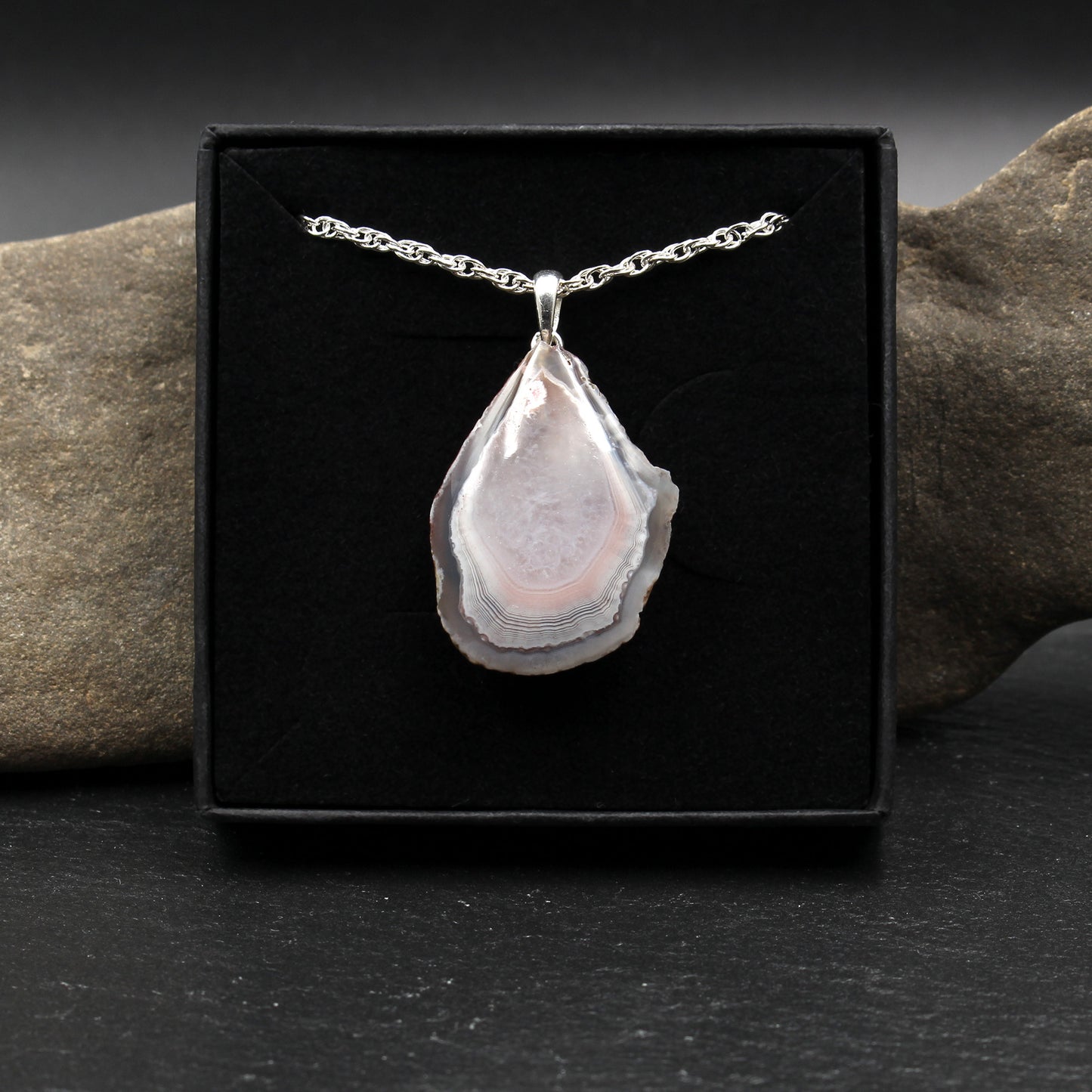 Schottischer Achat Anhänger - Handarbeit