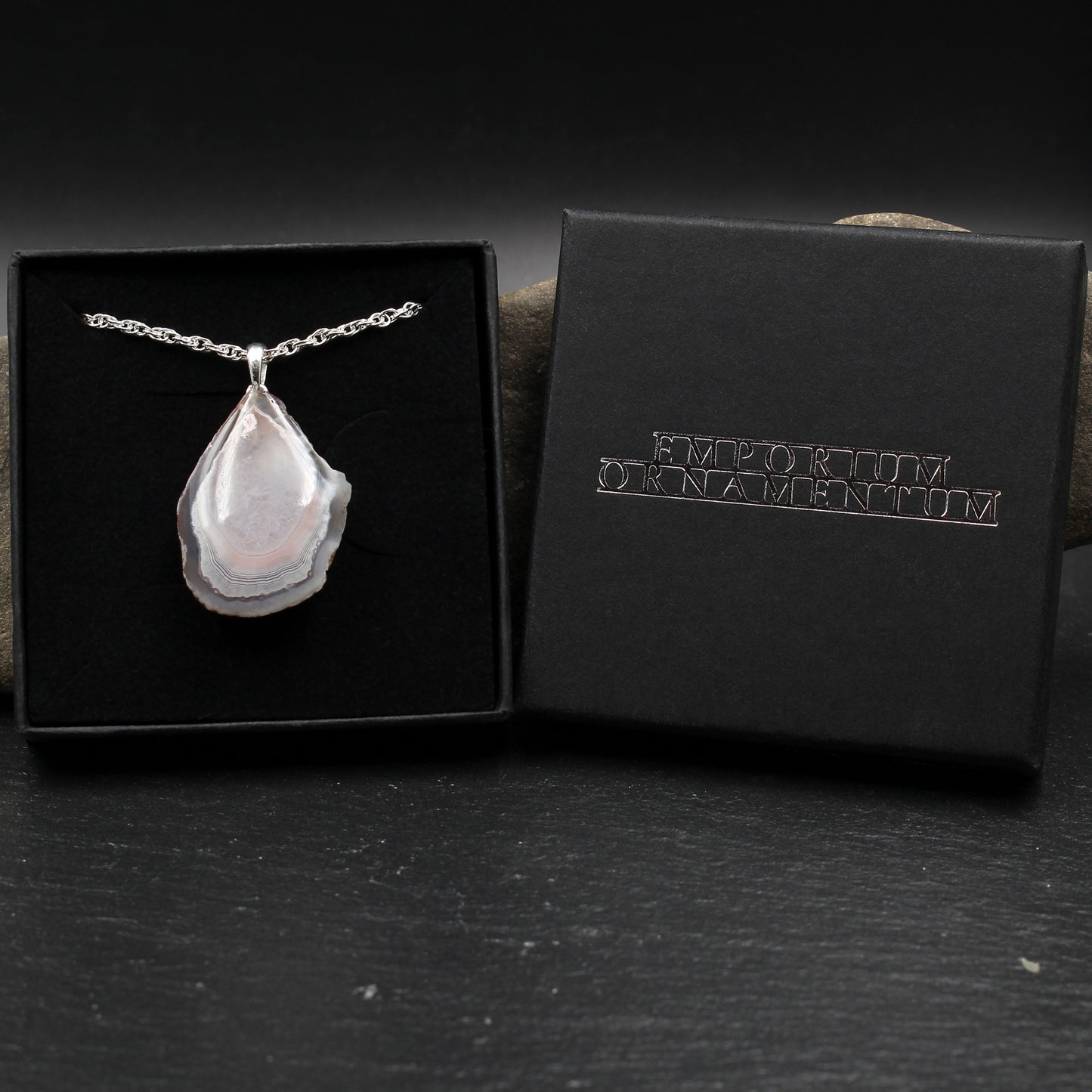 Schottischer Achat Anhänger - Handarbeit