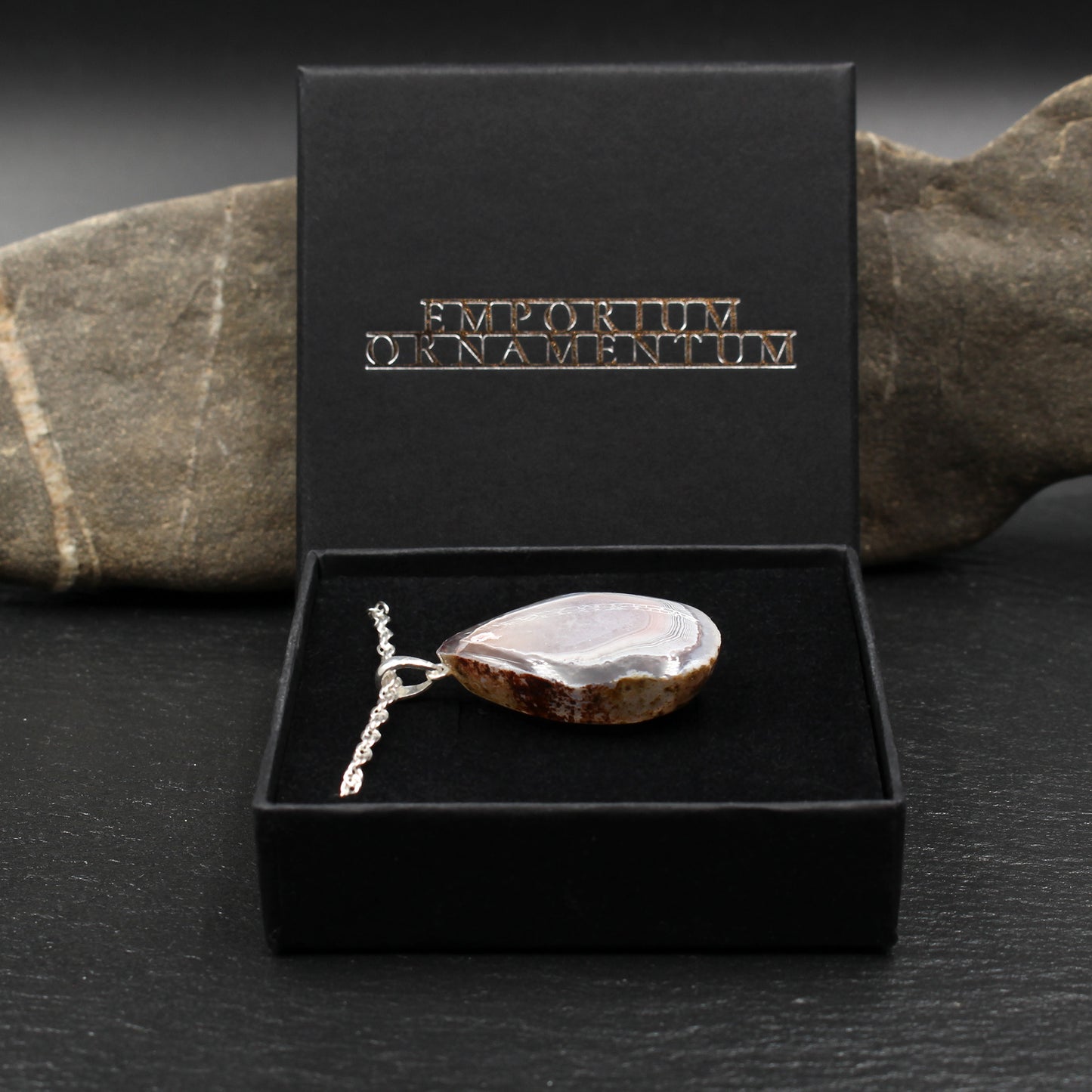 Schottischer Achat Anhänger - Handarbeit