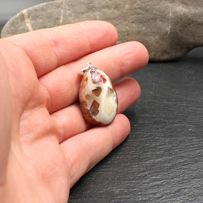 Scottish Agate Pendant - Handmade in Germany