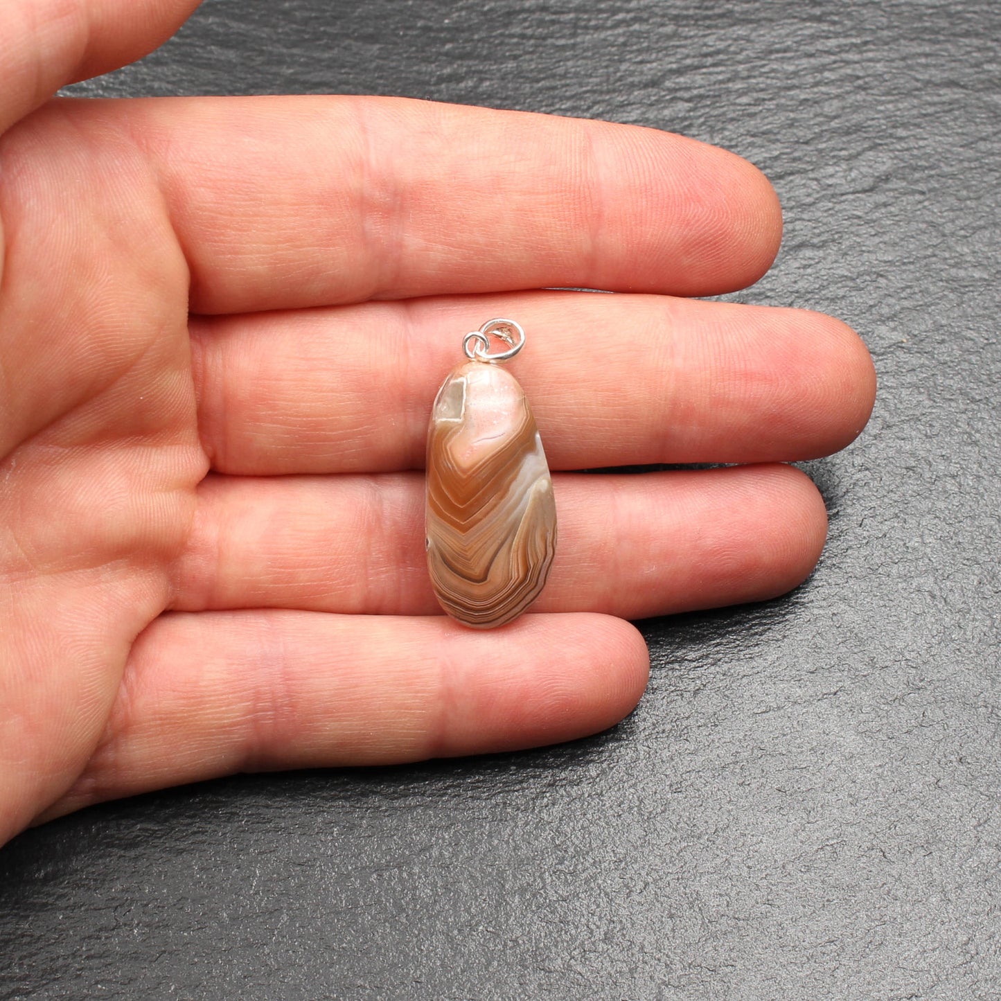 Scottish Agate Pendant - Handmade in Germany