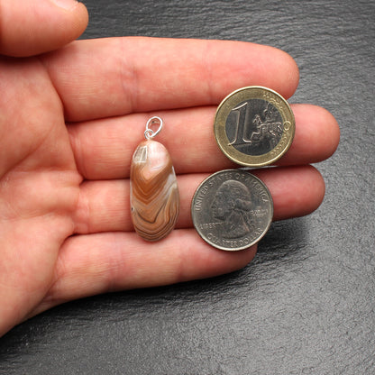 Scottish Agate Pendant - Handmade in Germany