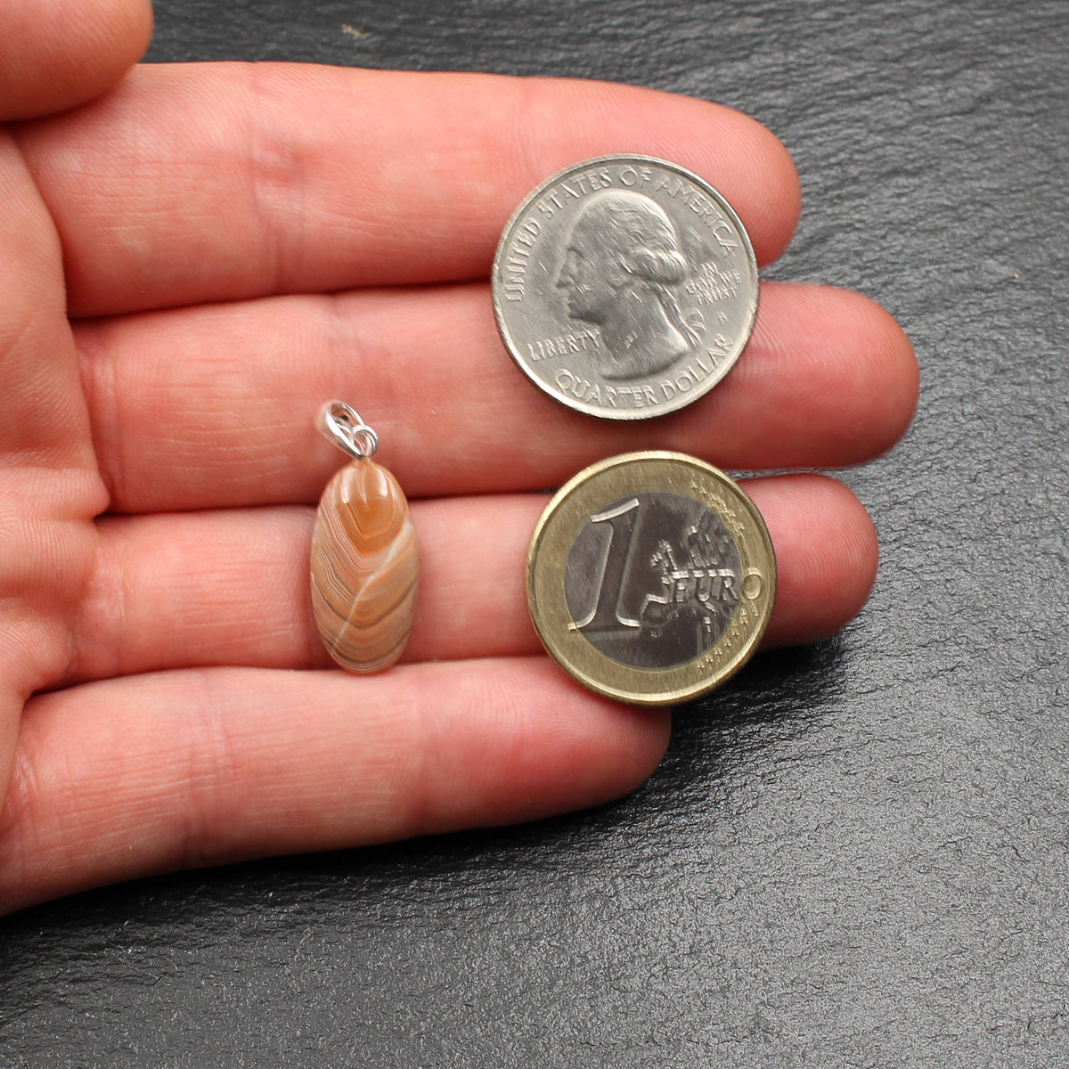 Scottish Agate Pendant - Handmade in Germany