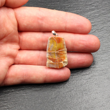 Scottish Agate Pendant - Burn Anne Agate