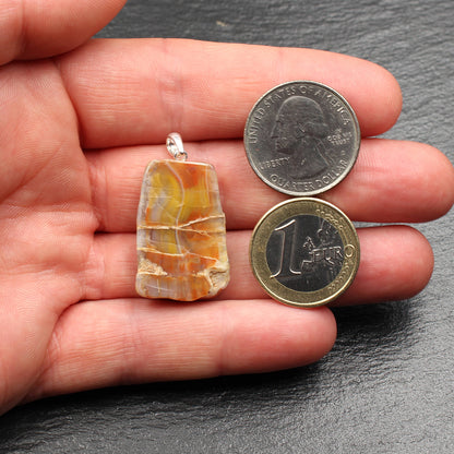 Scottish Agate Pendant - Burn Anne Agate