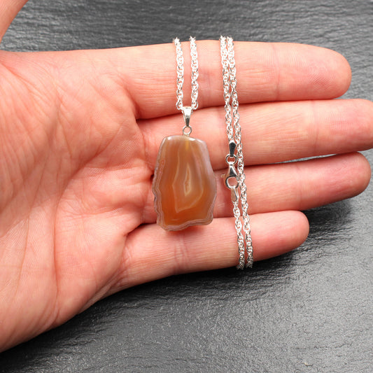 Schottischer Achat Anhänger - Handarbeit