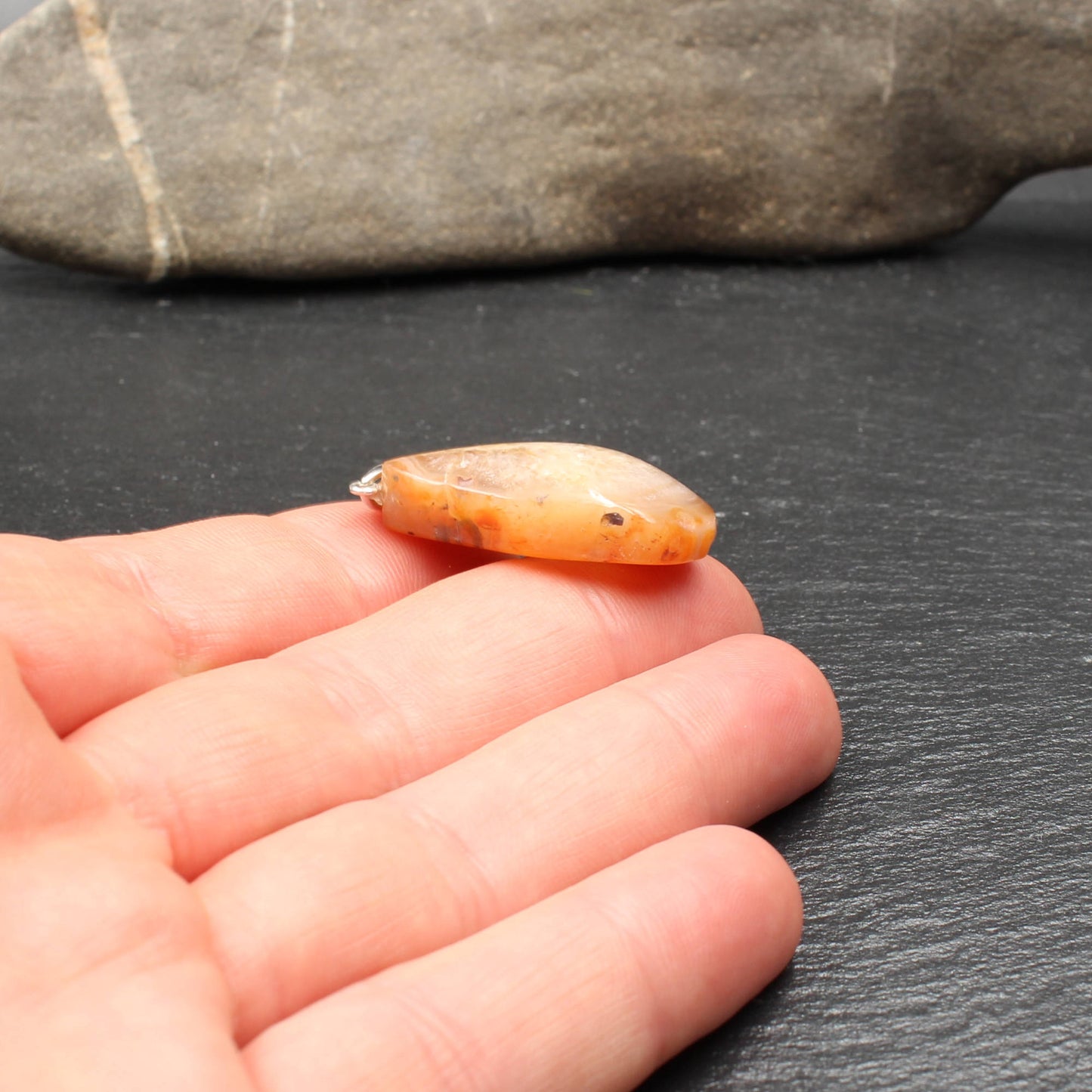 Scottish Agate Pendant - Handmade in Germany