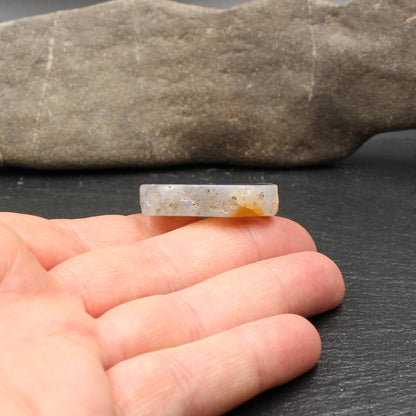 Schottische Achat Scheibe  - Poliert