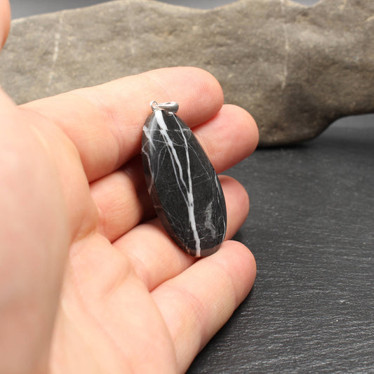 Scottish Highland Limestone Pendant - Handmade