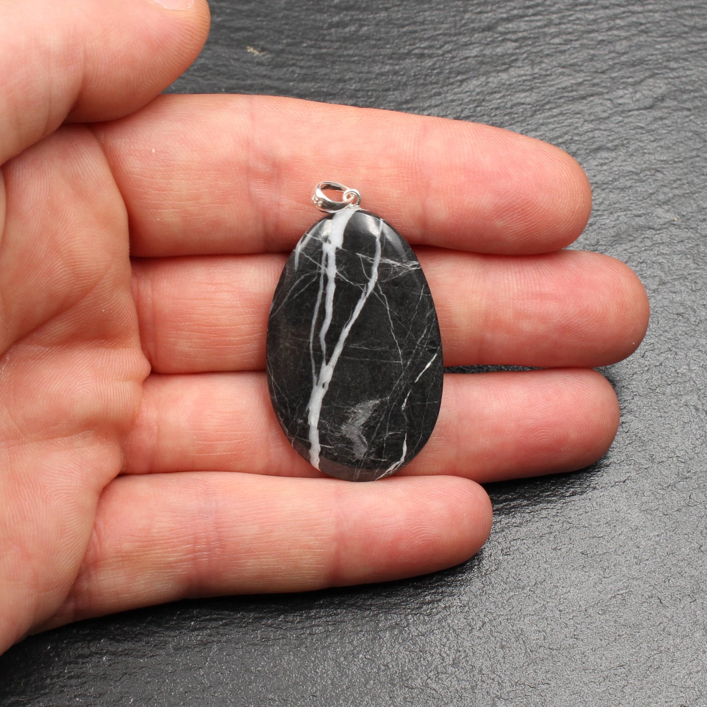 Scottish Highland Limestone Pendant - Handmade