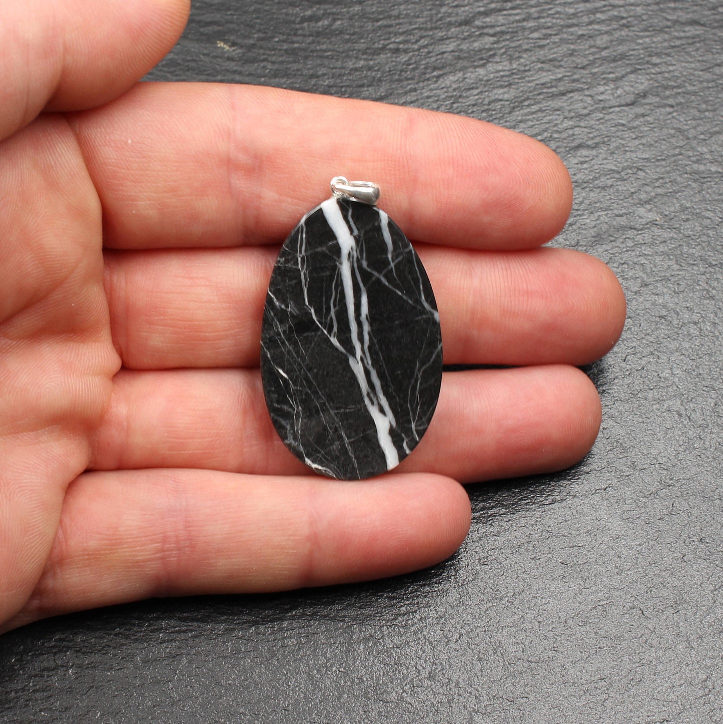 Scottish Highland Limestone Pendant - Handmade