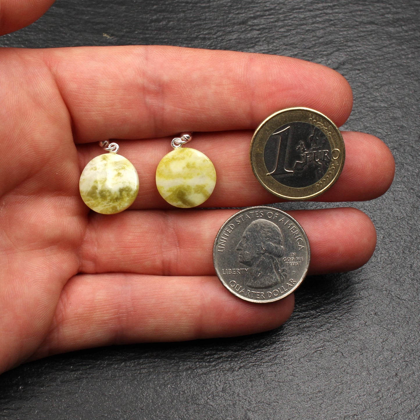 Highland Marble Earrings - Handmade in Germany