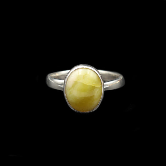Highland Marmor Silber Ring - Verstellbar