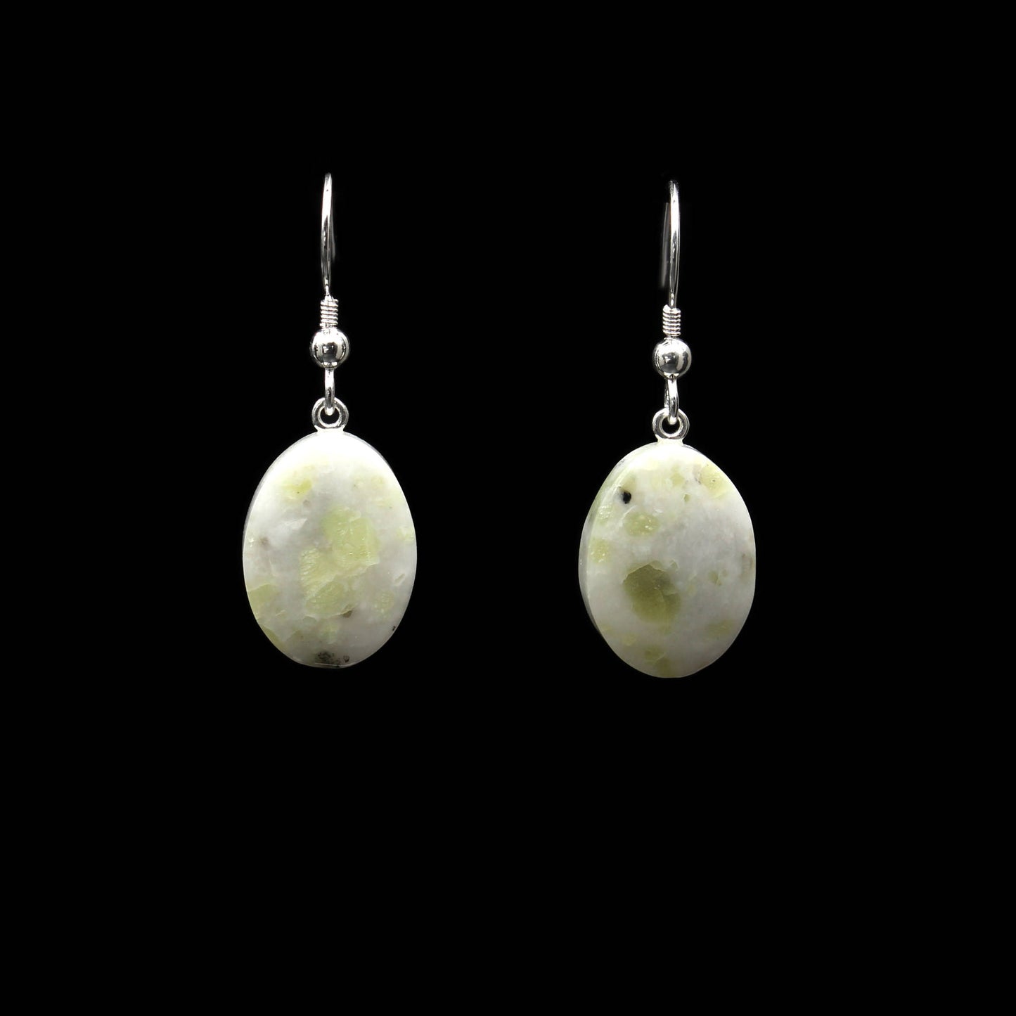 Scottish Iona Marble Earrings - Handmade