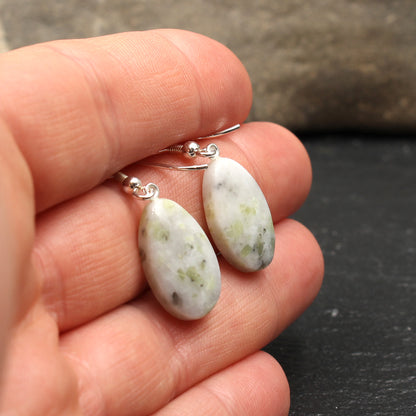 Scottish Iona Marble Earrings - Handmade
