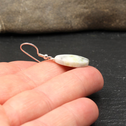 Scottish Iona Marble Earrings - Handmade