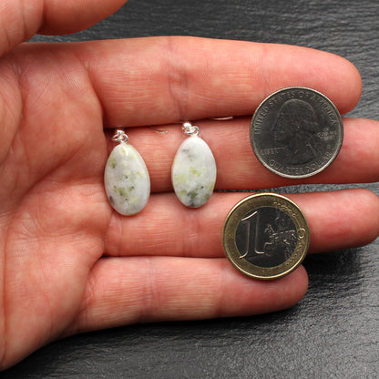 Scottish Iona Marble Earrings - Handmade