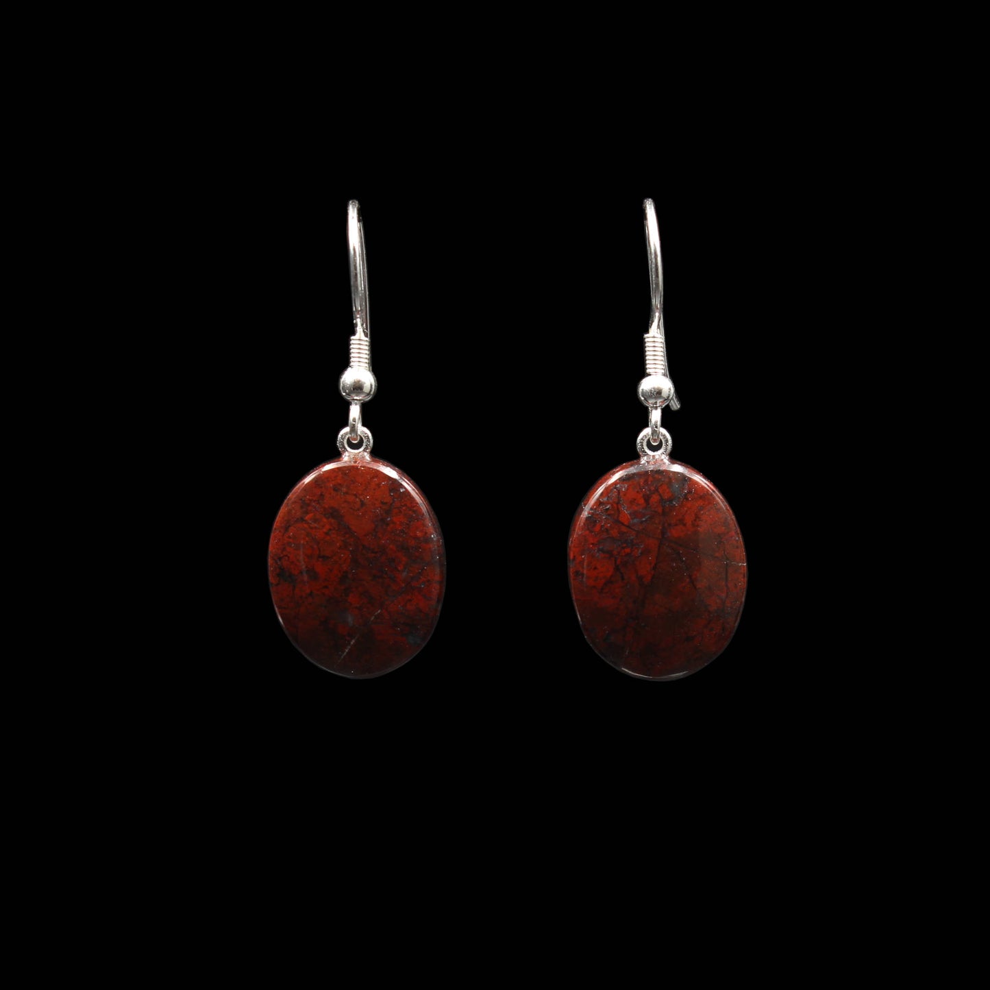 Scottish Jasper Earrings - Handmade