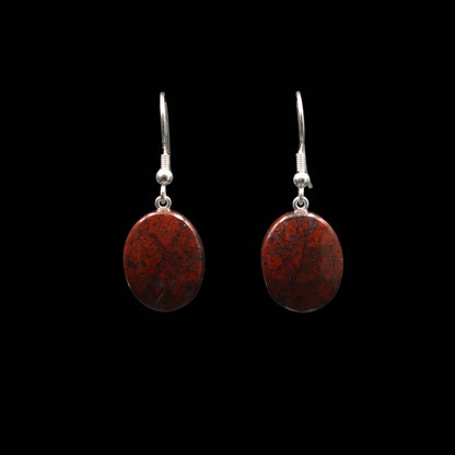 Scottish Jasper Earrings - Handmade