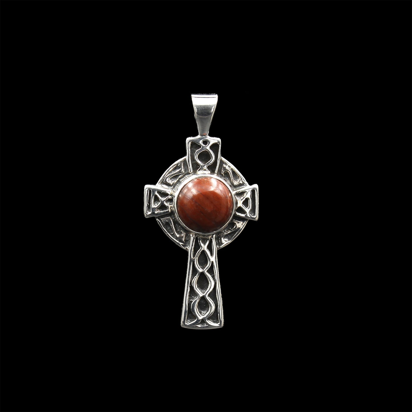 Schottischer Lewisian Gneis - Keltisches Kreuz Anhänger