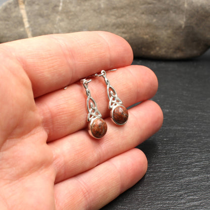 Lewisian - Keltischer Knoten Ohrringe (Klein)