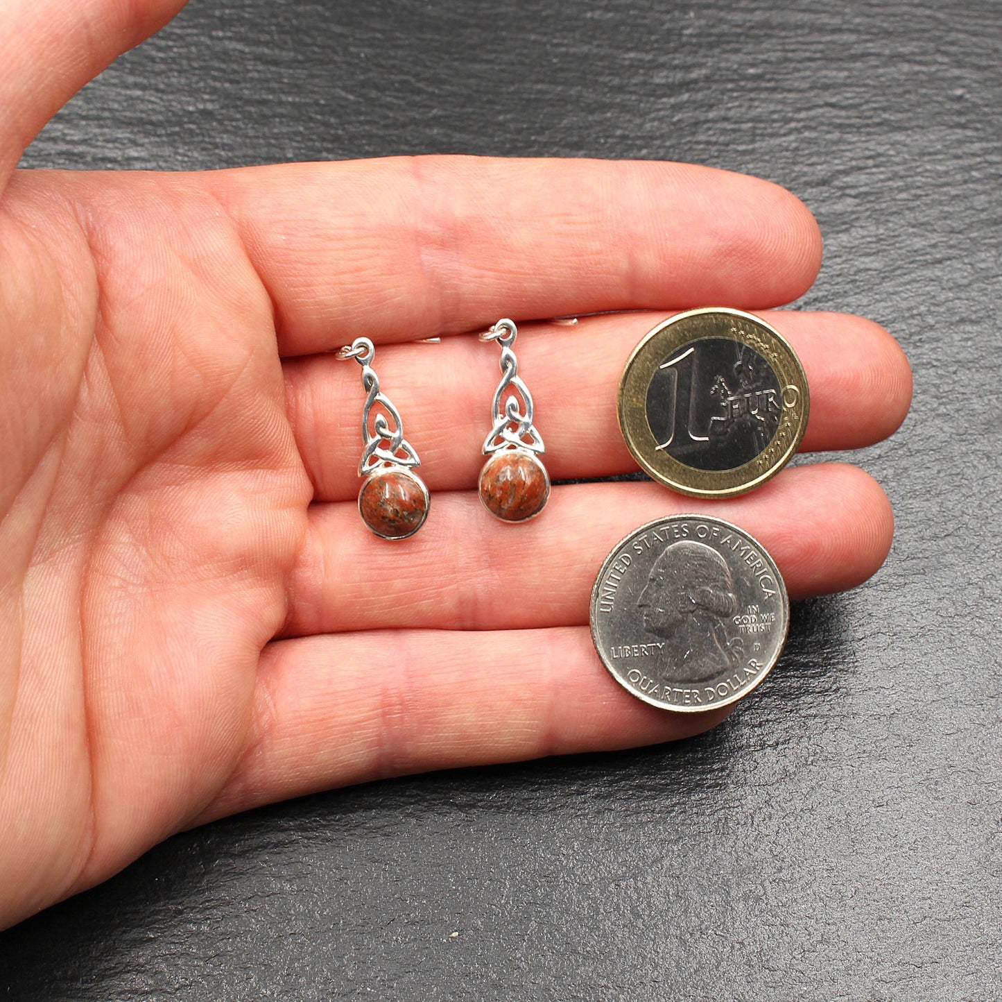 Lewisian - Keltischer Knoten Ohrringe (Klein)