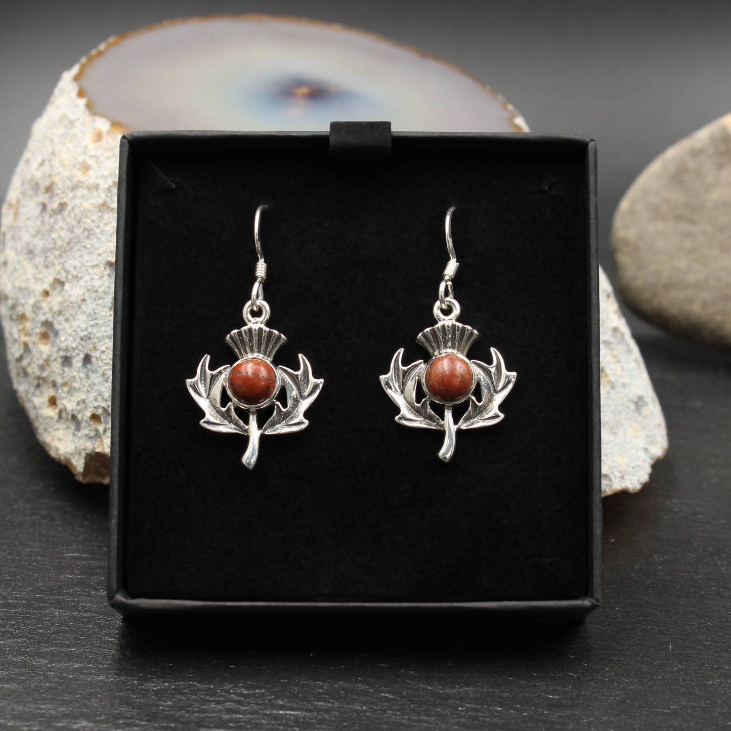 Lewisian - Schottische Distel Ohrringe