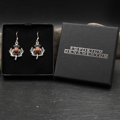 Lewisian - Schottische Distel Ohrringe