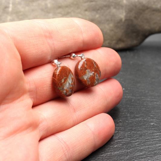 Scottish Lewisian Gneiss Earrings - Handmade