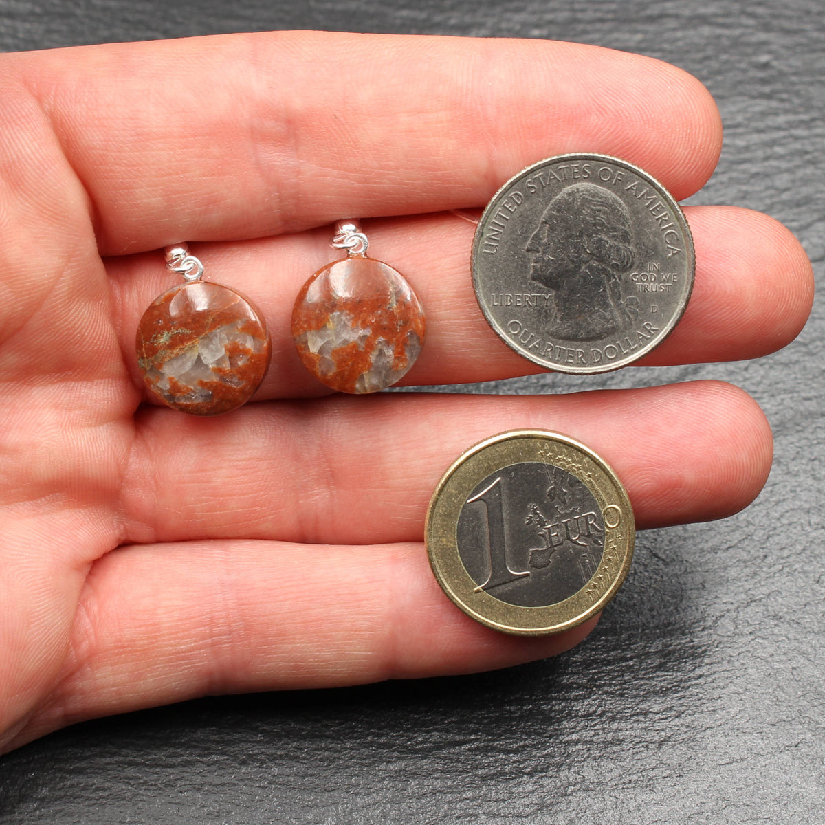 Scottish Lewisian Gneiss Earrings - Handmade
