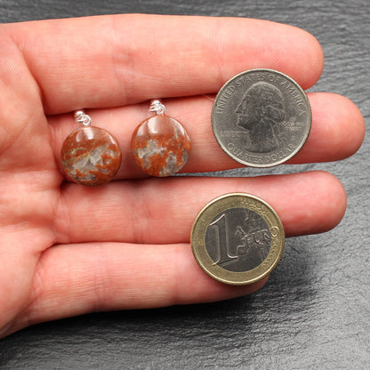 Scottish Lewisian Gneiss Earrings - Handmade