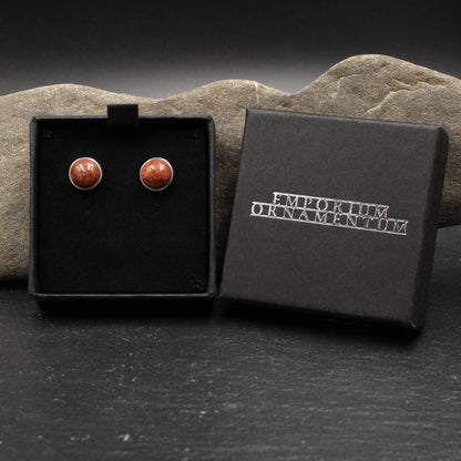 Schottischer Lewisian - Ohrstecker (8mm)