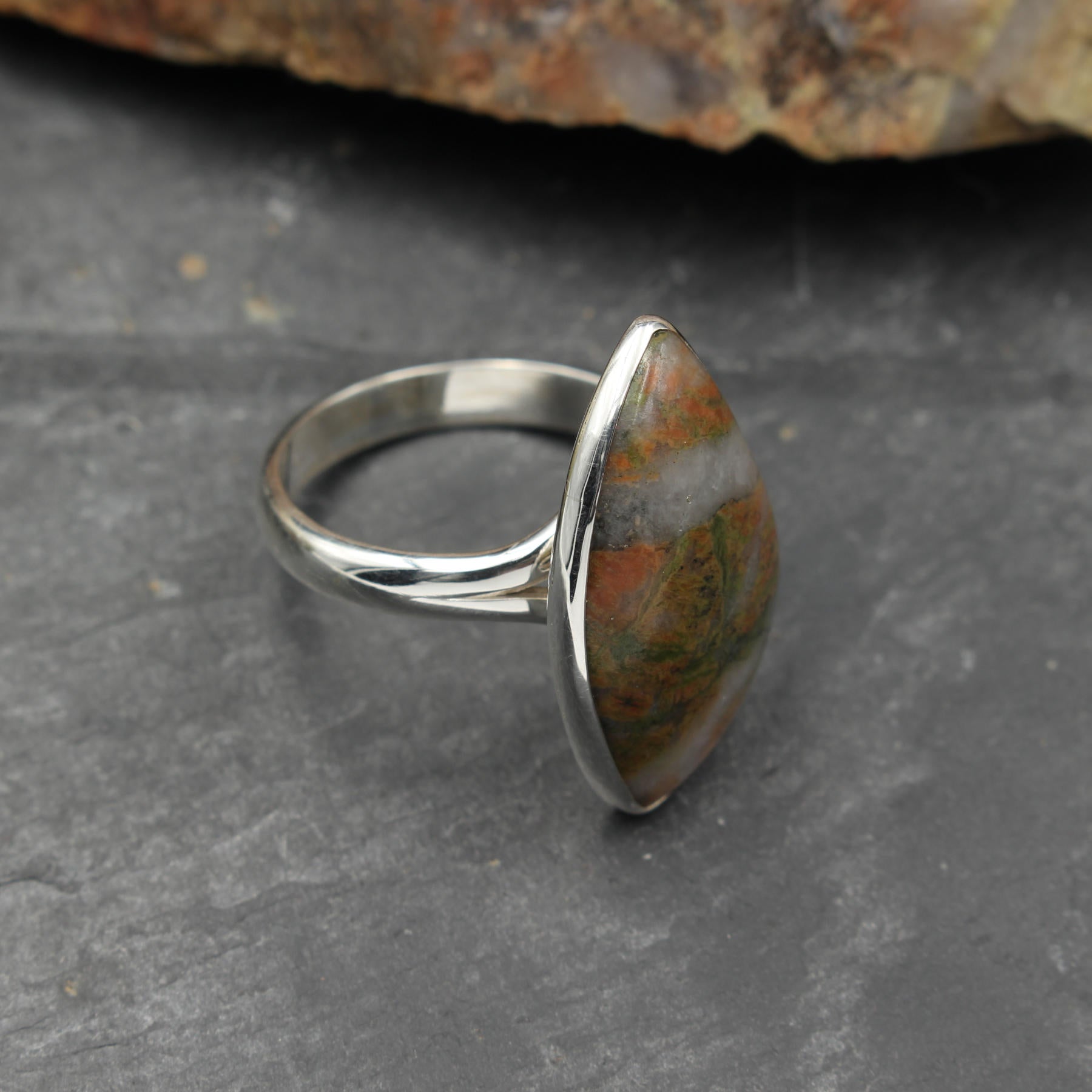 Schottischer Lewisian Ring - Silber - Unikat 2