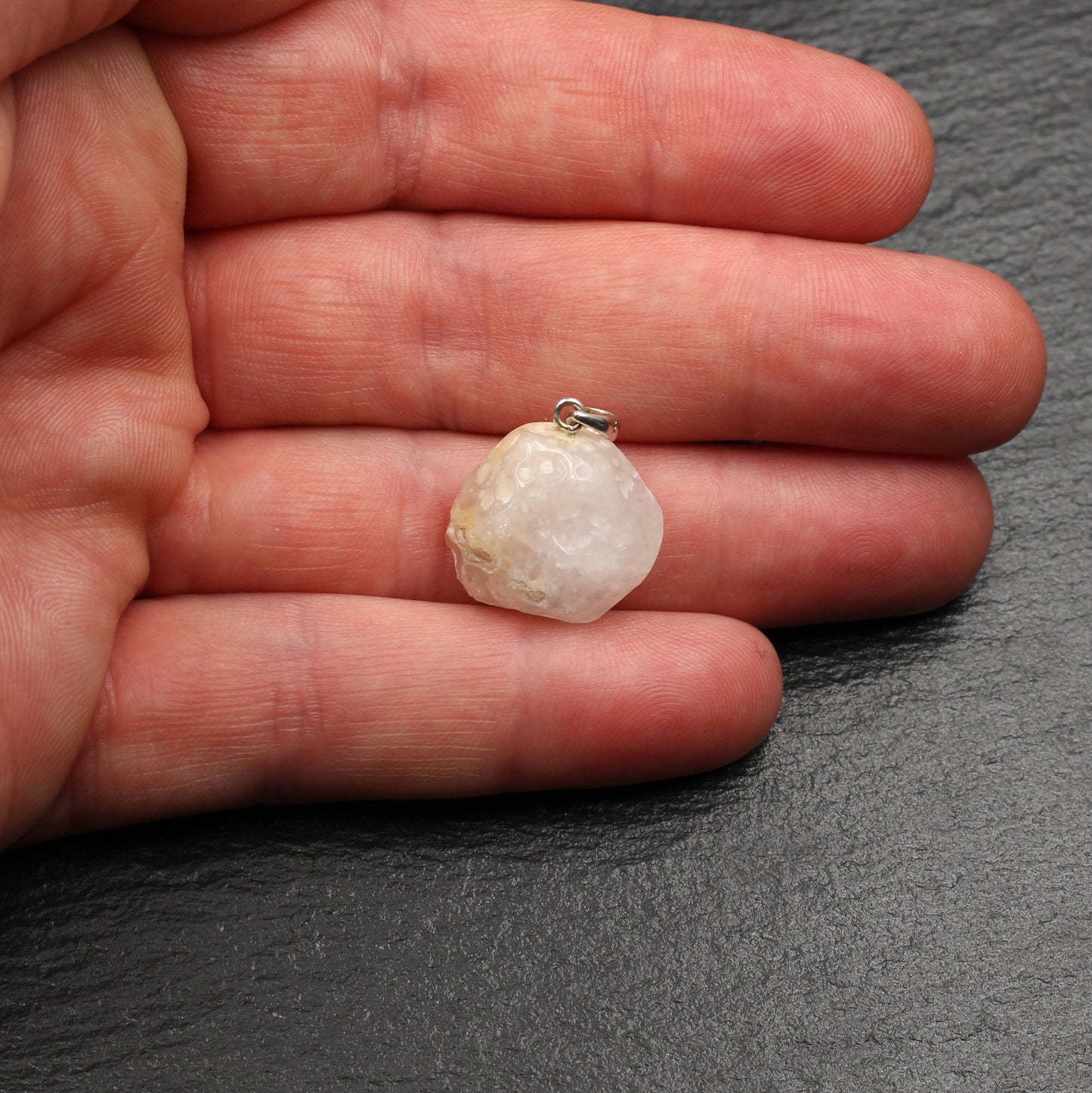 Scottish Rock Crystal / Quartz Pendant - Handmade | Partner Pendant