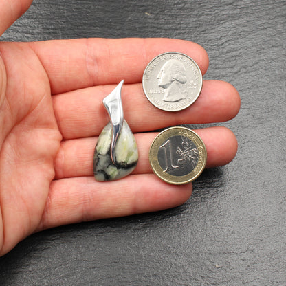 Schottischer Skye Marmor - Flügel Design Anhänger