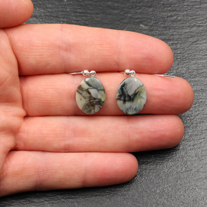 Schottischer Skye Marmor Ohrringe - Handarbeit