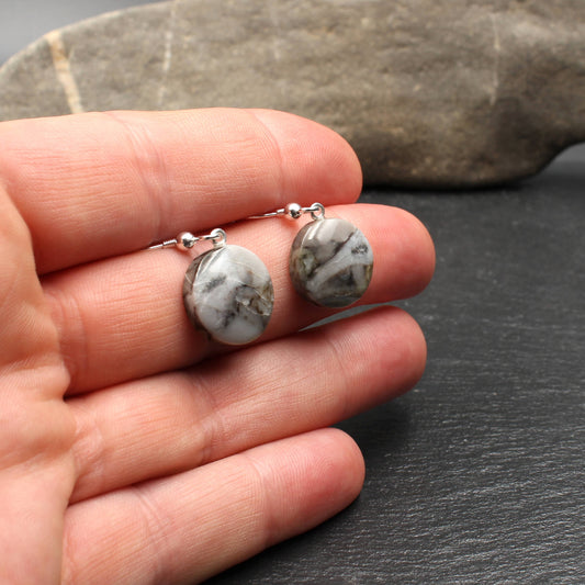 Scottish Skye Marble Earrings - Handmade in Germany