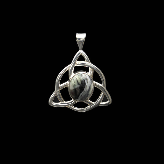 Skye Marmor - Keltische Triqueta Anhänger