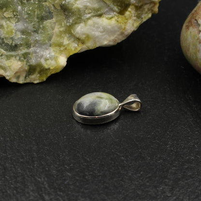 Schottischer Skye Marmor Silber Anhänger 