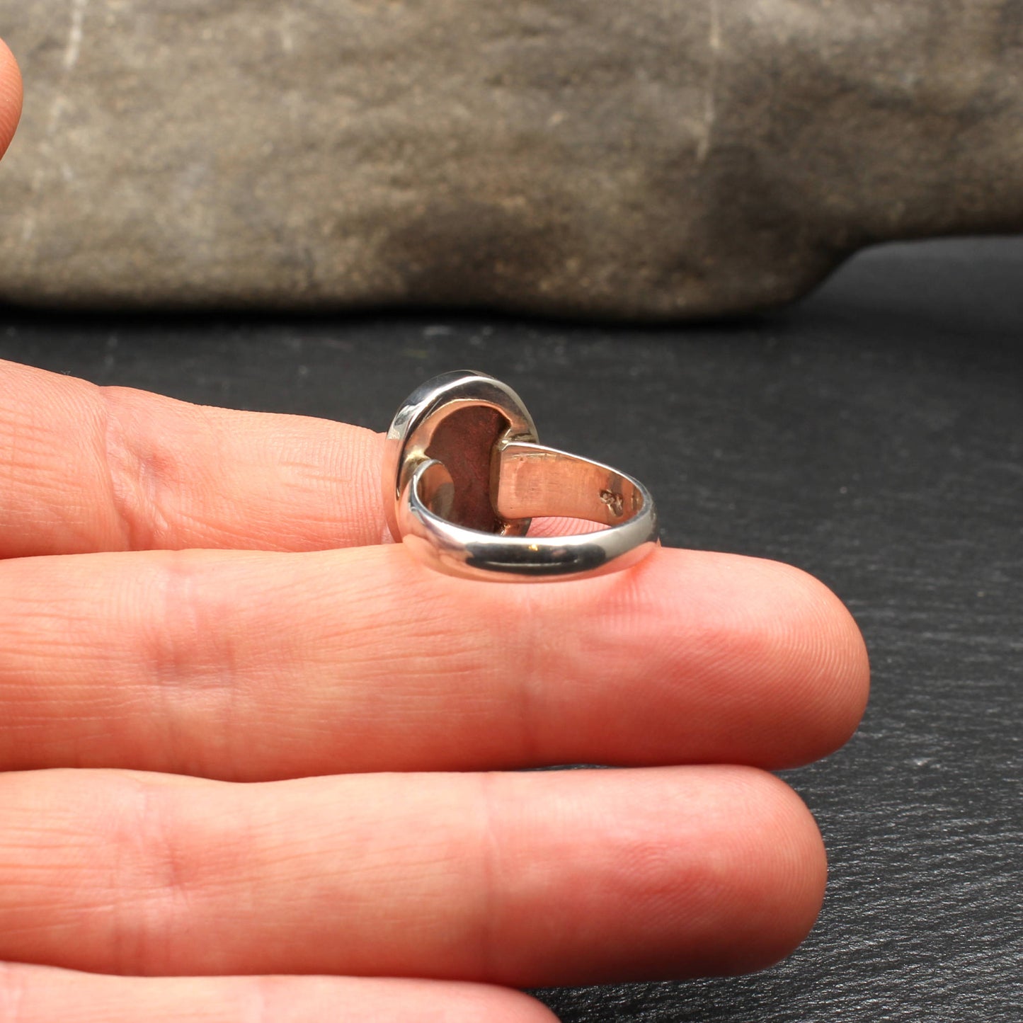 Labradorite Silver Ring - Oval (Adjustable)