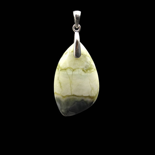 Scottish Skye Marble Pendant - Handmade
